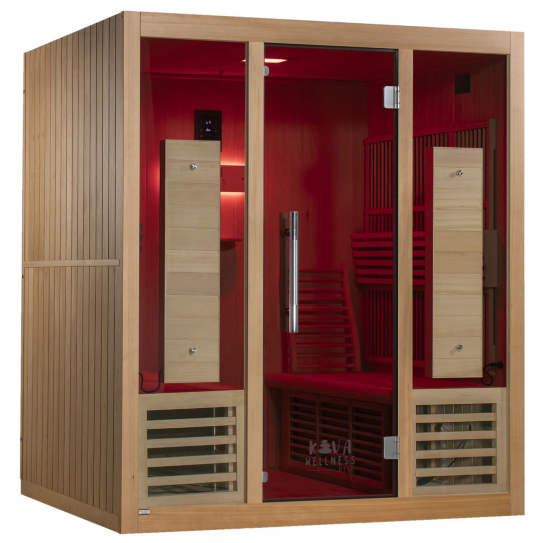 Kiva Rise+ 4 Person Full Spectrum Infrared Sauna