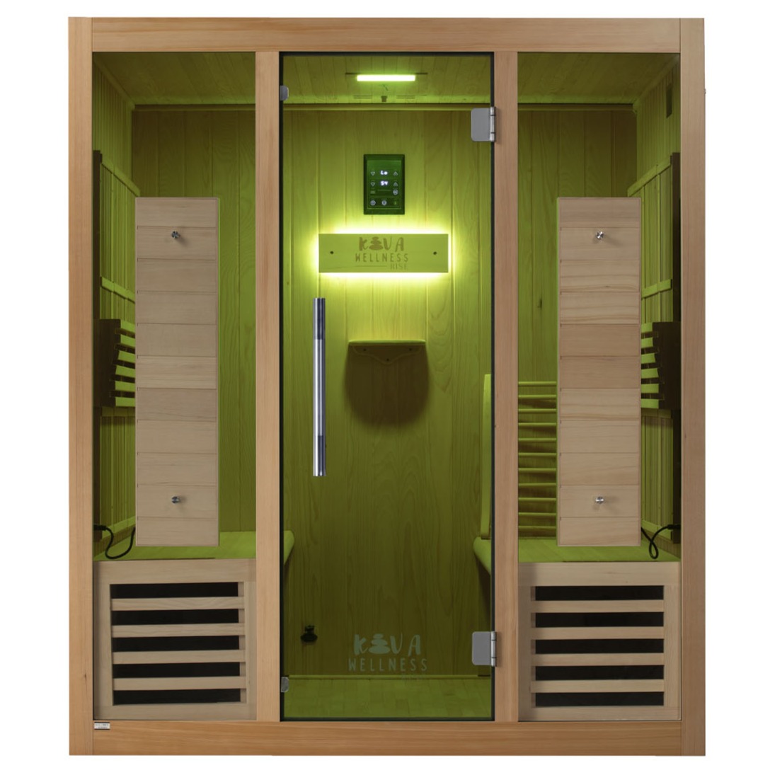 Kiva Rise+ 4 Person Full Spectrum Infrared Sauna