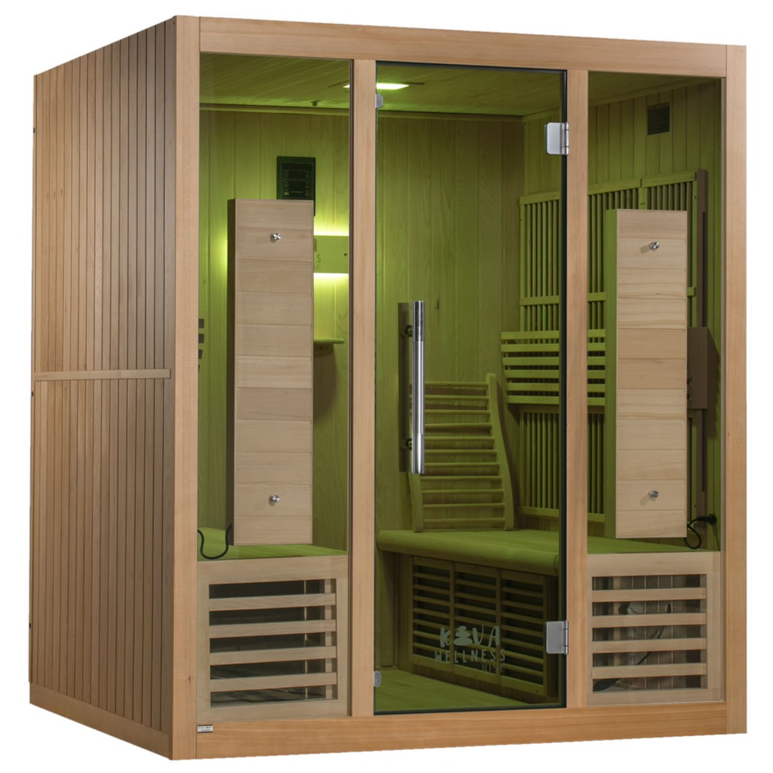 Kiva Rise+ 4 Person Full Spectrum Infrared Sauna